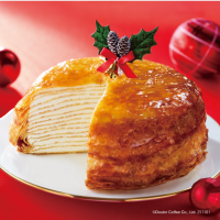 心まで華やぐ、クリスマス。 「クリスマスミルクレープ」と「クリスマスモンブラン」 11月1日より予約開始