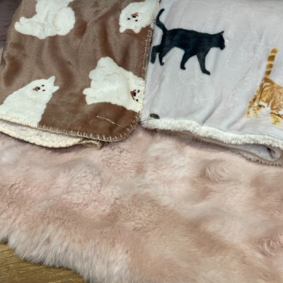 ふわもこブランケット