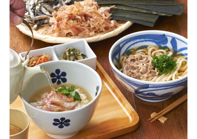 だし茶漬け＋肉うどん　えん