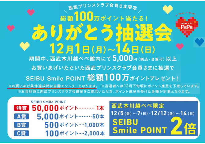 ありがとう抽選会