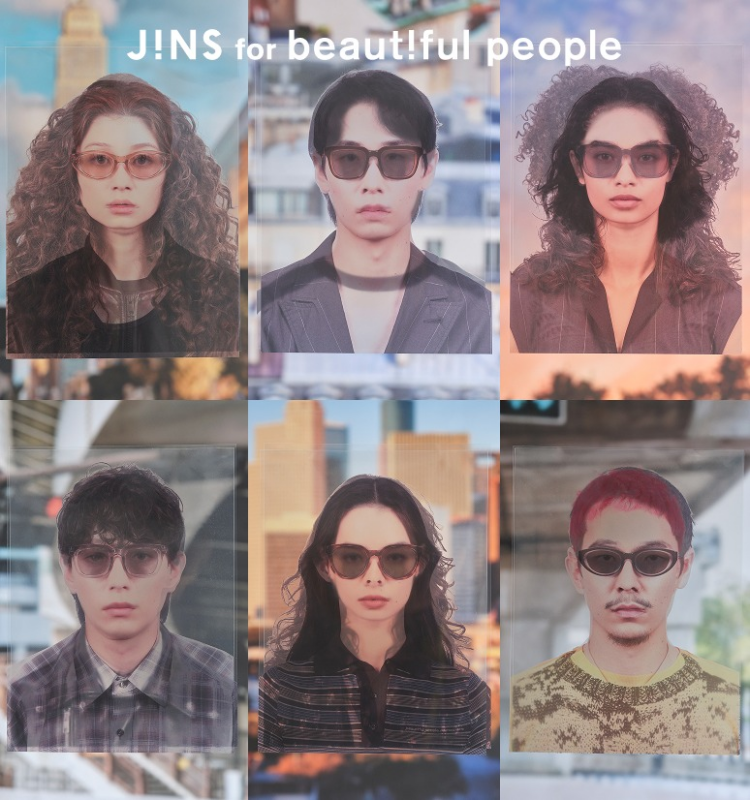 JINS for beautiful people コラボサングラス第2弾発売！