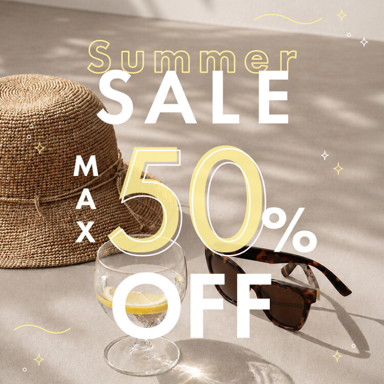 〜最大50%オフ〜　サマーセールのお知らせ📢🉐