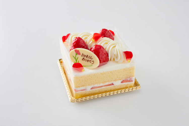 母の日のショートケーキ