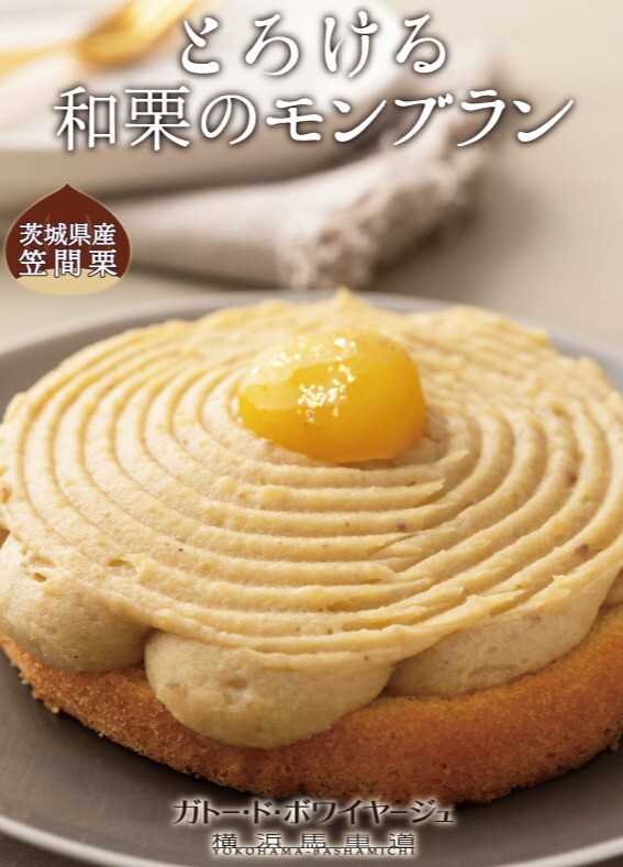 【季節限定】とろける和栗のモンブラン