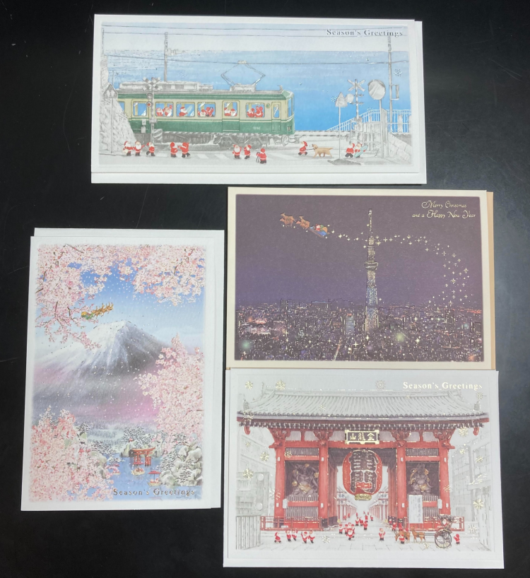 日本を旅する小さなサンタ