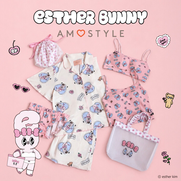 エスターバニー × AMOSTYLE コラボアイテム発売中✨