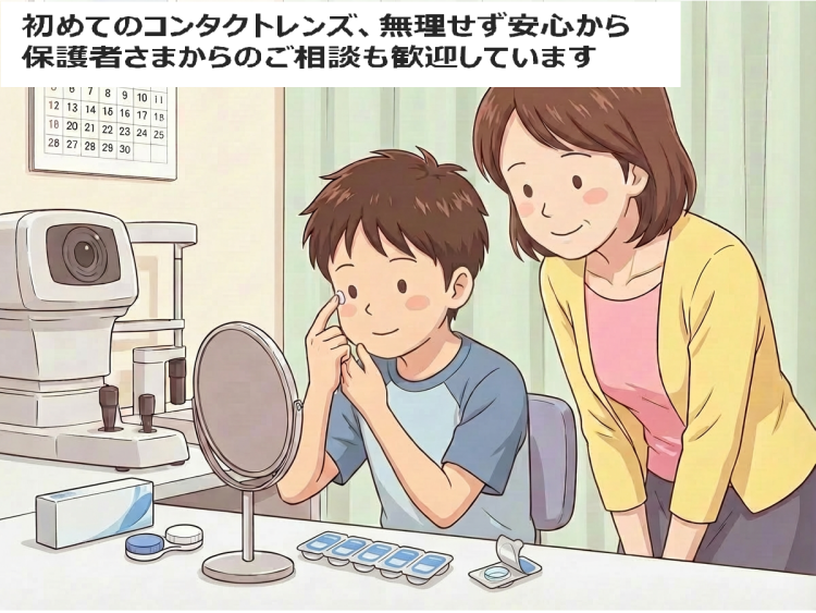 「小学生・中学生・高校生のコンタクトは何歳から？安心の体験と費用の目安」