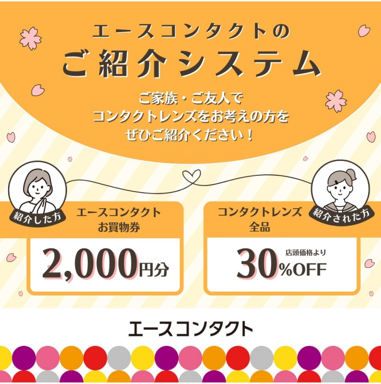 エースコンタクトのご紹介システム