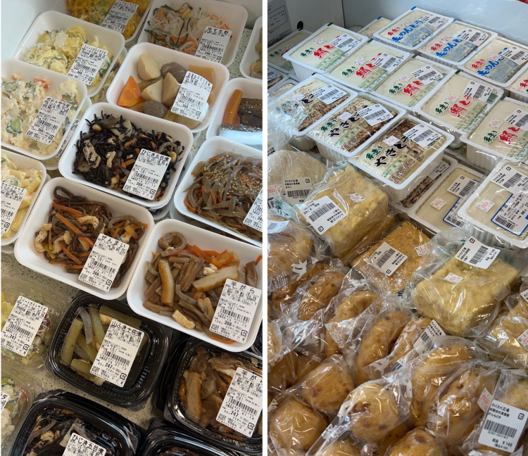夏休みの食卓に！尾張屋の手作り豆腐と中村屋のお惣菜