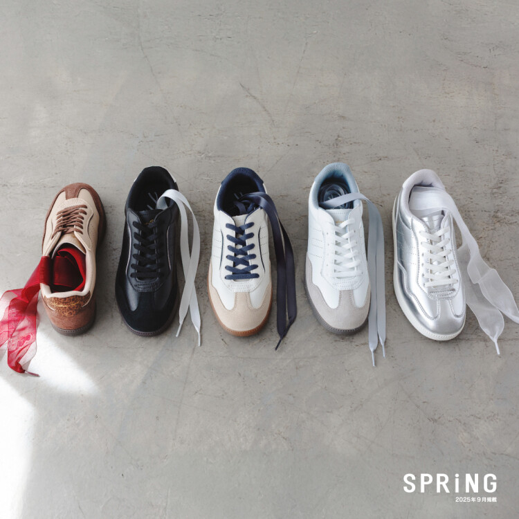 川栄李奈さんが履くHawkins sneakers【SPRiNG掲載】