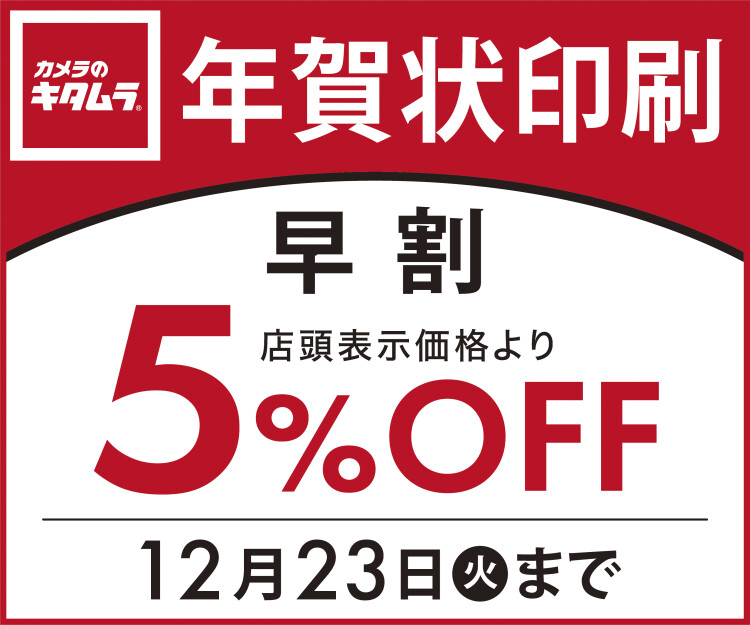 【年賀状】来年は午年（うま年）！12/23までのご注文なら5％OFF！