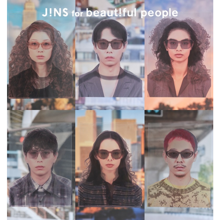 JINS for beautiful people コラボサングラス第2弾発売！